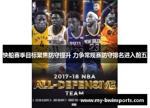 快船赛季目标聚焦防守提升 力争常规赛防守排名进入前五